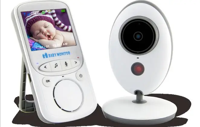 

2.4inch Wireless Video Color Baby Monitor High Resolution Baby Nanny Security Camera Night Vision Temperature Monitoring