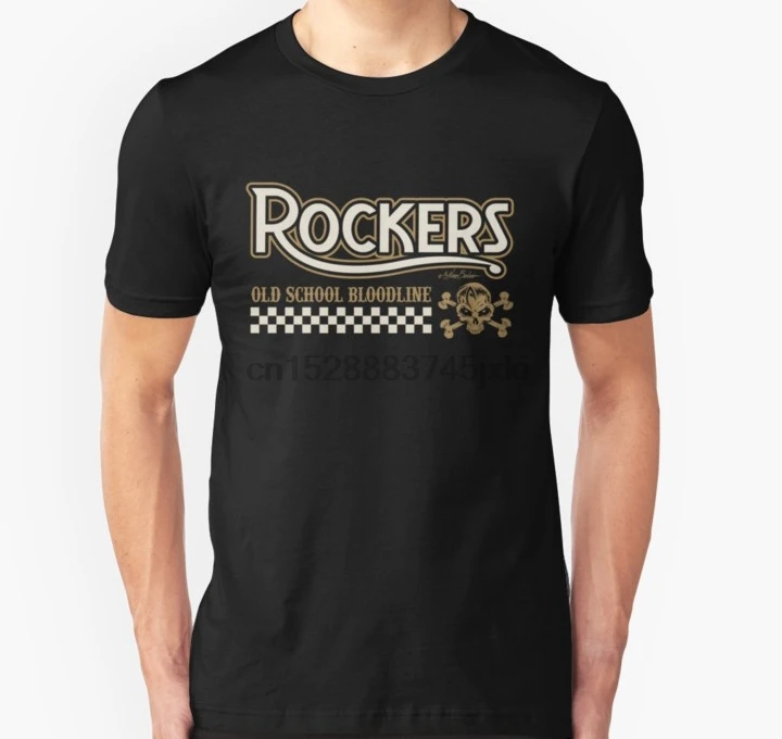 Мужская футболка с коротким рукавом Rockers школьная унисекс женская | одежда