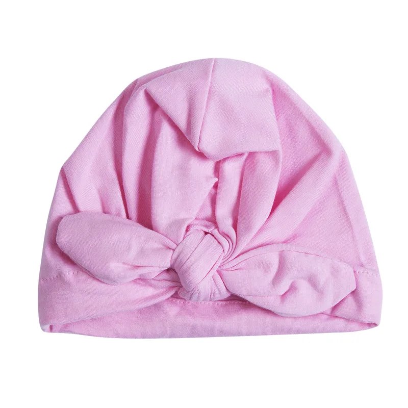 

Pudcoco Cute Newborn Baby Toddler Kid Boy Girl Infant Bowknot Soft 100% Cotton Beanie Hat Cap Sweet 0-6T