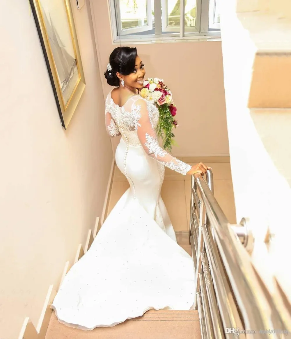 luxury-vintage-lace-mermaid-wedding-dresses