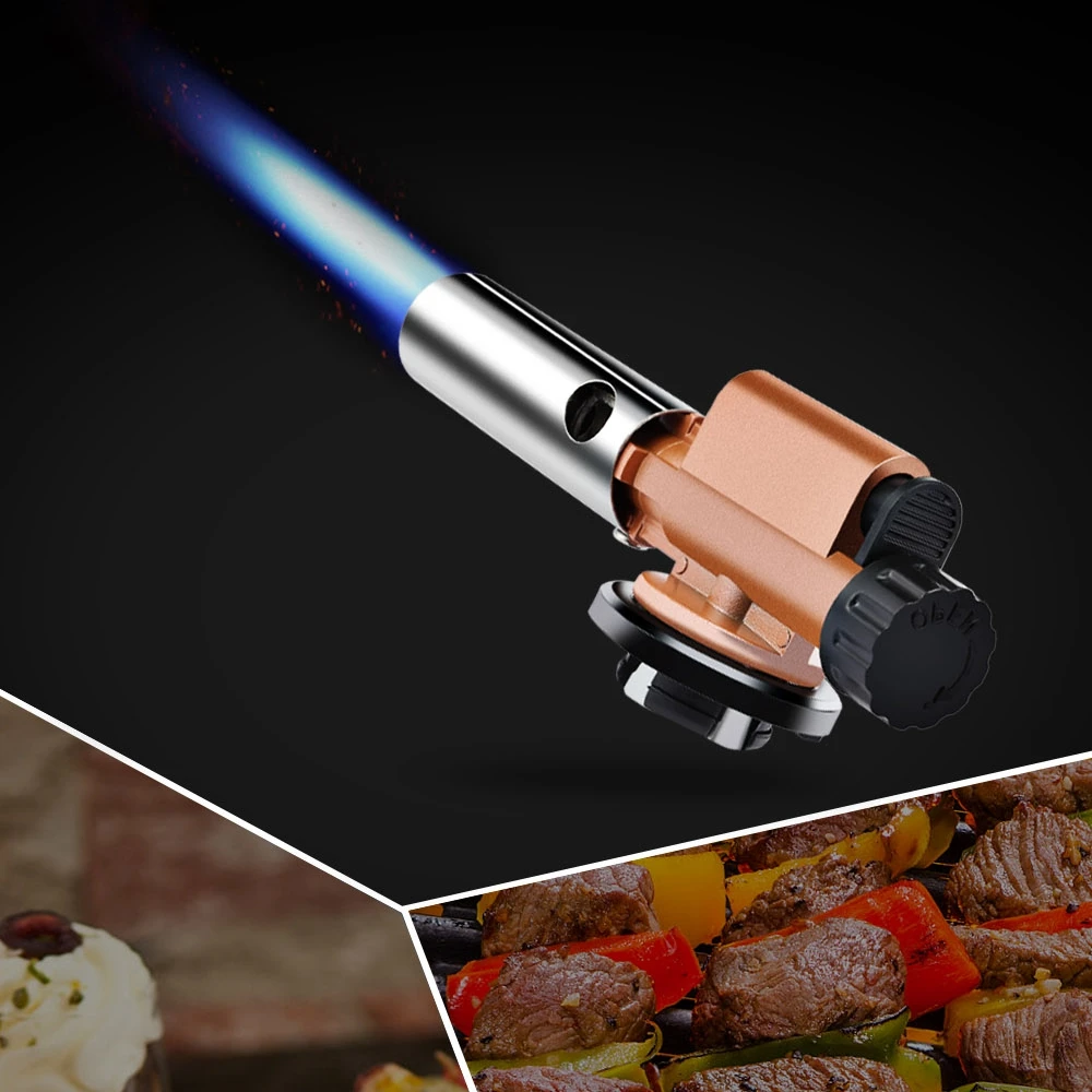 

Mini Wind Fully Automatic Electronic Flame Gun Butane Burner Gas Adapter Torch Lighter Hiking Camping Equipment Proof Waterproof