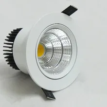 Dimmable15W светодиодный светильник для потолка COB холодный белый/теплый белый Светодиодный Светильник направленного света 85-265 V