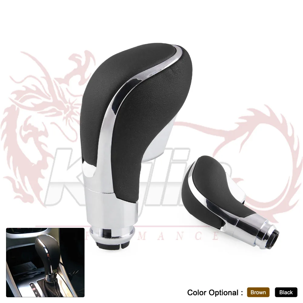 PU leather & ABS plastic Automatic Gear Stick Shift Knob Car Gear Knob