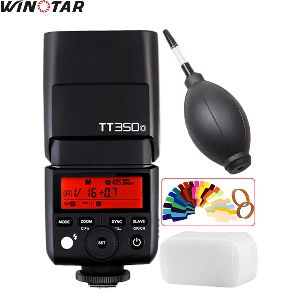 Мини вспышка Godox TT350 TT350O TTL HSS GN36 для Panasonic DMC GX85 G7 GF1 TT|ttl hss|flash speedlitemini flash |