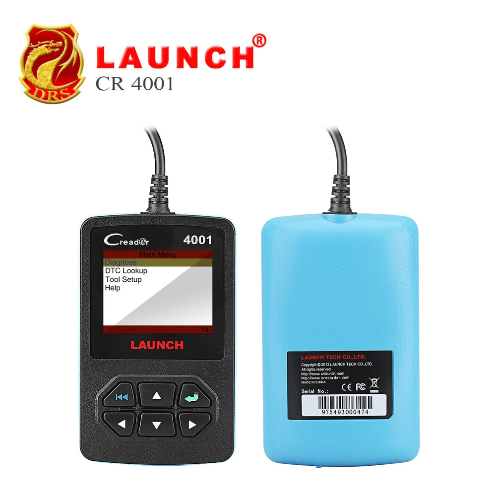 

100% original Launch DIY CReader 4001 OBDII/EOBD Auto Diagnostic Scan Tool Code Reader Multilingual Support and Free Update