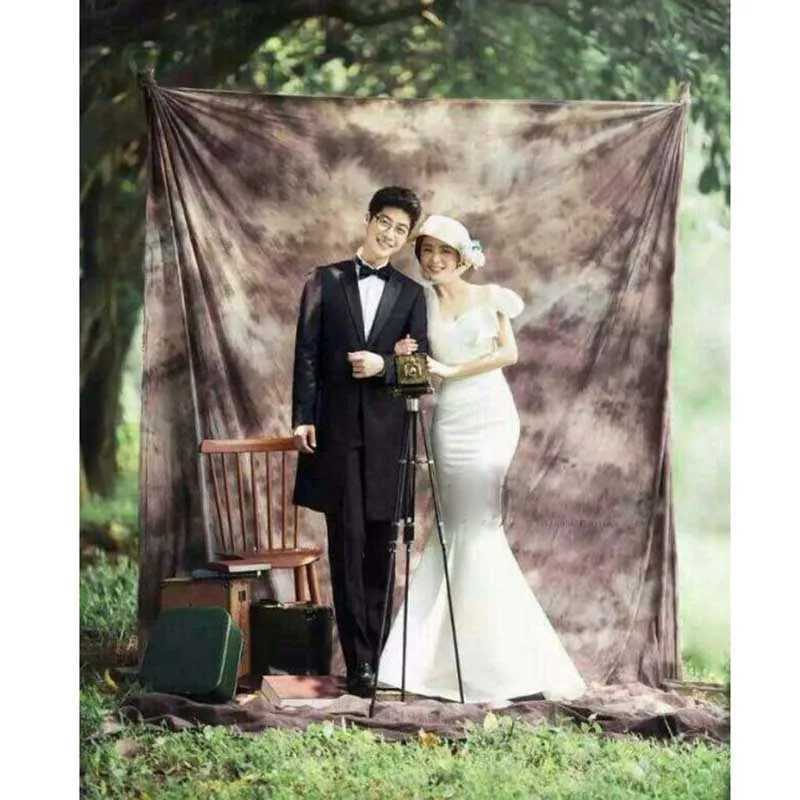 

Pro Dyed Muslin photography background Old master painting Backdrops For Wedding Photo Studio Hand Made Customized DM182