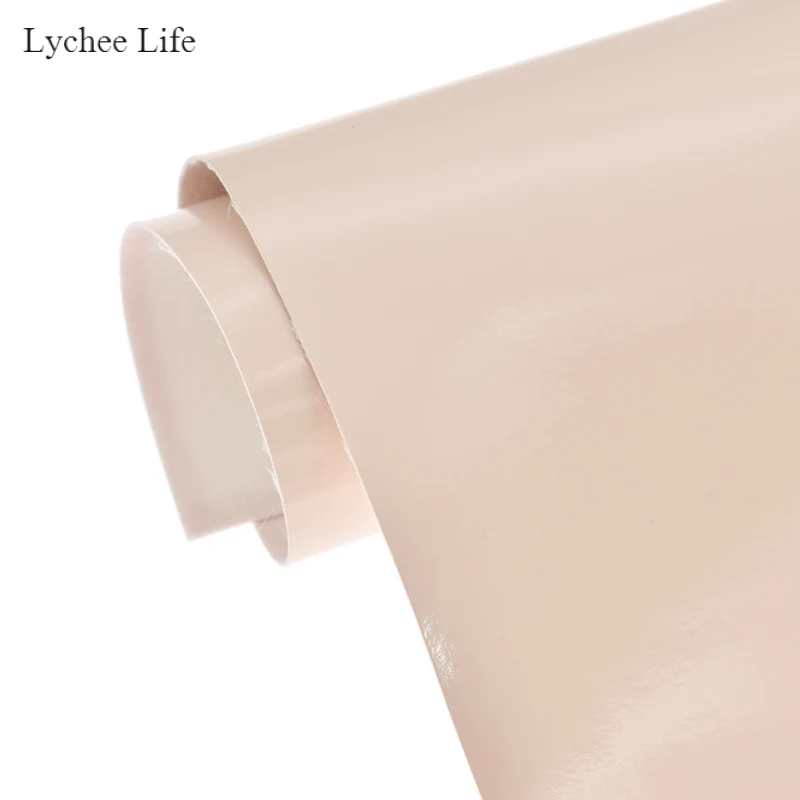 Lychee Life Сделай Сам Простой PU искусственная кожа ткань для ручного шитья украшения одежды ремесло аксессуары