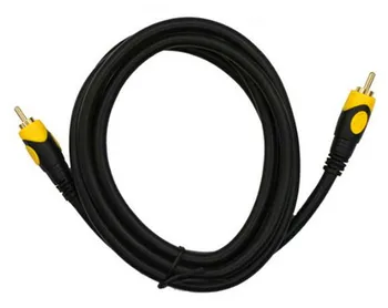 

Free Shipping!!! 1.5m digital audio coaxial cable / HIFI video AV cable / RCA lotus cable / connection signal cable