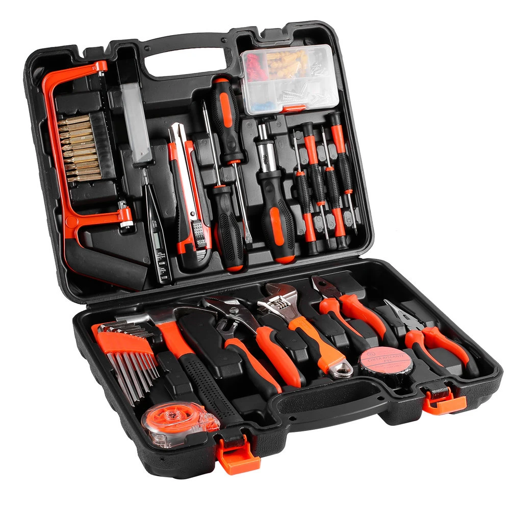 

100 Pcs/set Robust lightweight Universal Multi-functional Precision Maintenance Repair Hardware Instrumental Sets Home Tool Kits