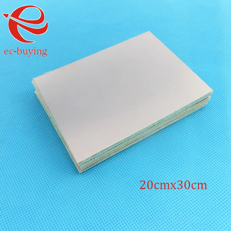 PF PCB 단면 구리 도금판 DIY PCB 키트 라미네이트 회로 기판 20x30cm 1.4mm 베이클라이트 범용 보드 연습용 20*30cm