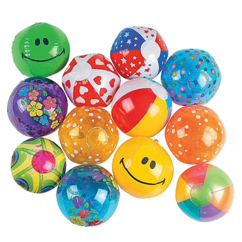 Toys Ball Inflatable Bath Ball Eco Friendly Colorful Soft Plastic Ocean