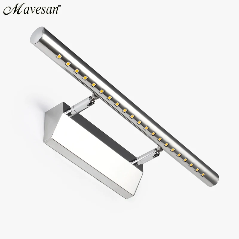 Espelho do Banheiro Luminárias de Alumínio 2019 Venda Quente Led Wall Light Branco Quente e washroon Parede Branca da Lâmpada Boby & Inoxidável Aço
