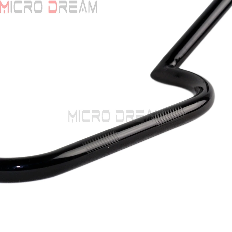 Черный 1 ''/25 мм мотоцикл Clubman Руль Кафе Racer 4&quot Rise Handle Bars для Harley Dyna Softail Touring Bobber