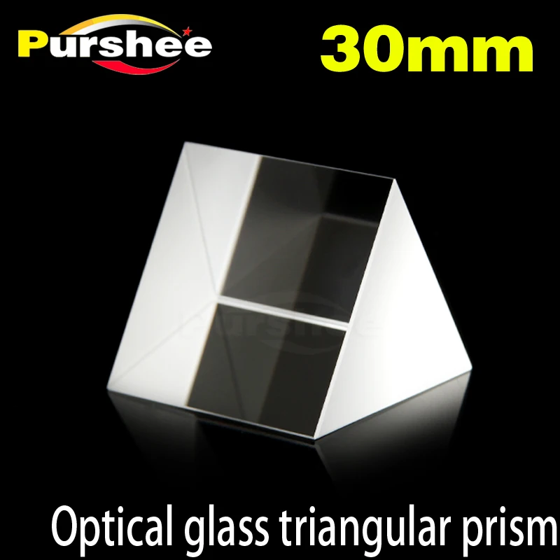Оптическое стекло треугольная призма(30 мм