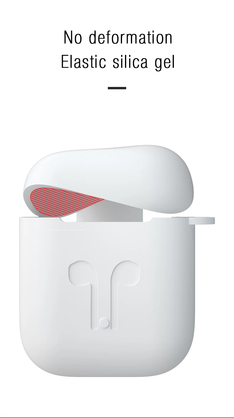 LYMOC защитный группы кожухи головных телефонов для Airpods 1 2 Анти-потери линии Anti-Slip силикагель для Airpods 2 Наушники