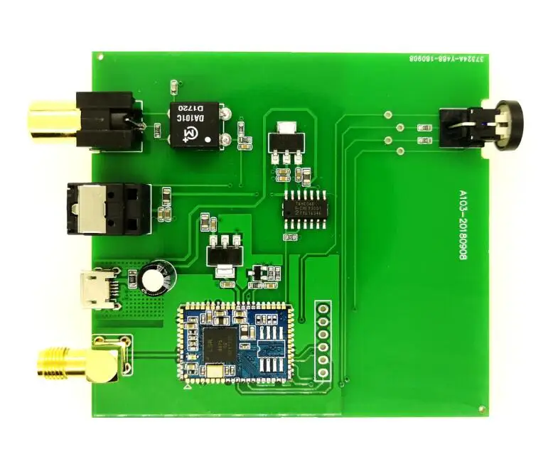 BTM875-B A103 Bluetooth 5.0 Digital Audio Receiver CSR8675 Fiber aptx-hd Coaxial SPDIF | Электроника
