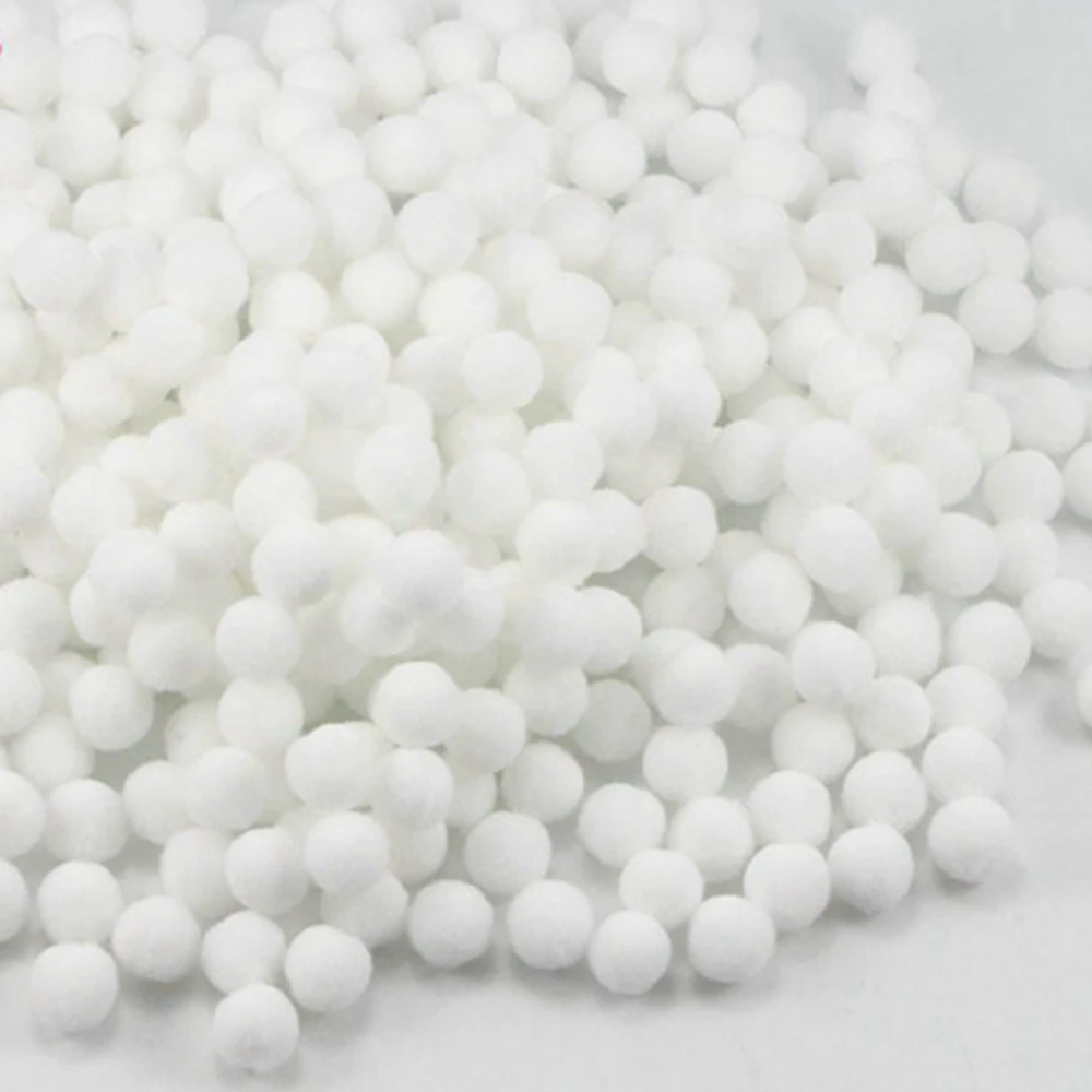 

Free Shipping 200pcs/lot 10mm White Color option Pompoms Soft Pom Poms balls DIY Wedding Decoration Accessories
