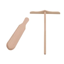 Деревянный Блинный разбрасыватель креп тортилья грабли тесто распространение Кухня Посуда HG6343-HG6344