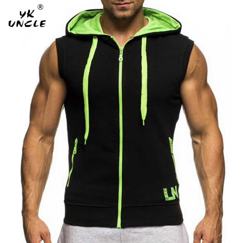 

YK UNCLE Brand Men Fashion Tank Tops Men's Zipper Tank Top Fitness Vest Casual Tanks Tops Sleeveless Undershirts Man Singlets