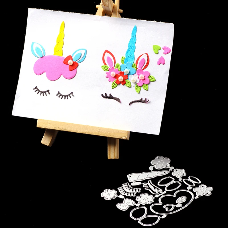 

unicorn Metal Cutting Dies Stencil for DIY Scrapbooking Photo Album Embossing Paper Cards Making Decorative Crafts