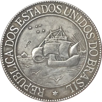 

1900 Brazil 2000 Reis coins COPY