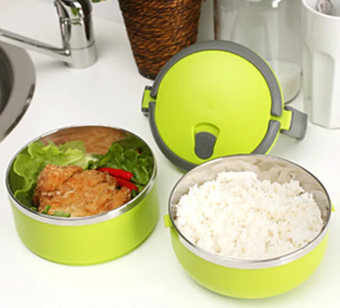 

Lunch Box Stainless Steel 100% Leakproof Insulation Lunch Container Food Storage Container For Kids & Adults (2-Tier)