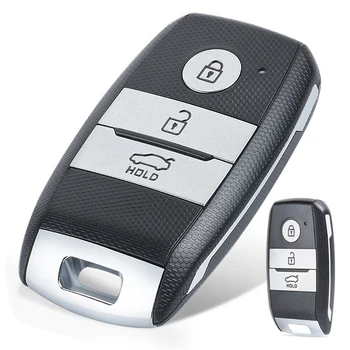 Keyforkess 433MHz ID46 Chip ID FCC: sostituzione muslimex 3 pulsanti chiave per auto a distanza portachiavi per auto a distanza per Kia K5 Sportsge - KEYECU 433MHz ID46 Chip ID FCC sostituzione muslimex 3 pulsanti chiave per auto a distanza