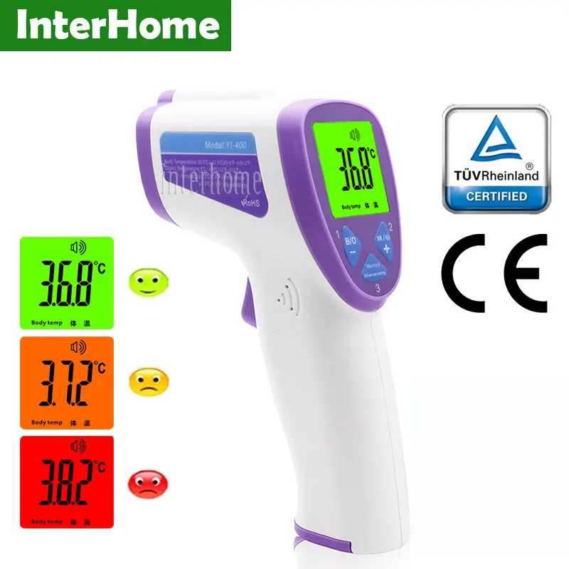 

Medical Fever Digital Thermometer for Baby Adult Forehead Diagnostic Tool Non-contact Object Ear Infrared Laser Thermometer