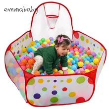 Emmaaby/Новинка; Брендовая детская бальная яма-бальная палатка для малышей с Баскетбольным кольцом и застежкой-молнией