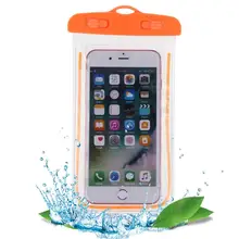 Phone Waterproof Bag Swimming Bags with Luminous Underwater Pouch Phone Case For iphone universal all models 3.5 inch -6 inch