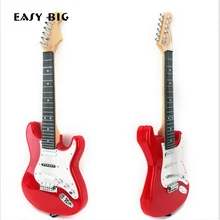 EASY BIG 65*22*6.5CM Musical Electric Guitar Toy Kids Musical Instruments Educational Toys For Children As New Year Gift O2K0001