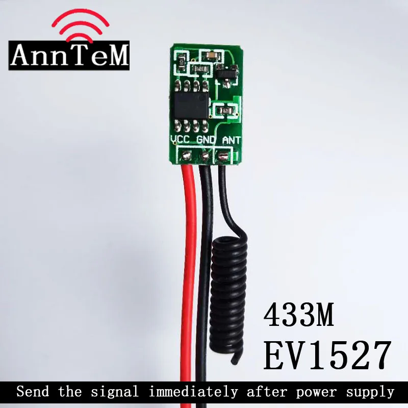 315/433 MHZ Mini Remote Управление переключатель микро модуль приемника-передатчика DC2V-12V удаленного DC3.5v-12 v Receiver3.7V 4,5 V 5V6V9V RXTX - Цвет: emitter