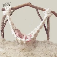 Горячая сырая кроше ребенок белый гамак реквизиты для фотосъемки вязаный детский костюм для новорожденного фон для фотографирования малышей fotografia аксессуары