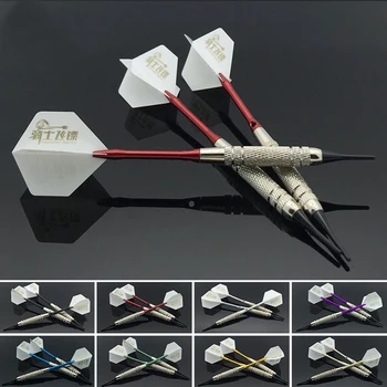 

3 pcs/lot Soft Tip Darts Universal 2BA Four Kind Nice Flights Set Plastic Tips Points Needle Replacement for Electronic Dart A
