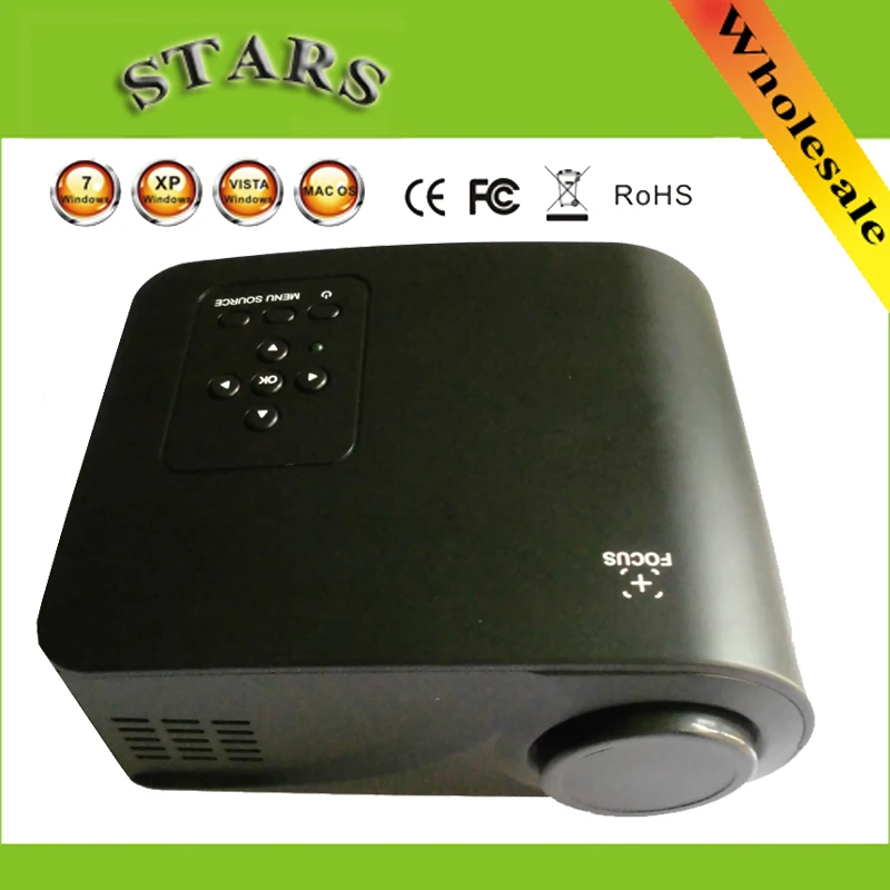 mini portable multimedia full hd 1080p led digital projector X6 Home Theater Proyector beamer for HDMI AV USB Projector