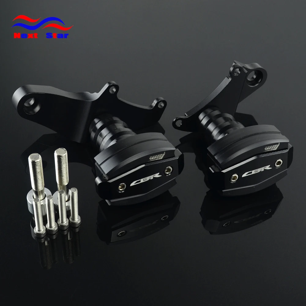 

CNC Aluminum Frame Crash Pad Slider Falling Protector Guard For HONDA CBR500R CBR 500R CBR500 R 2014 2015 2016 Motorcycle