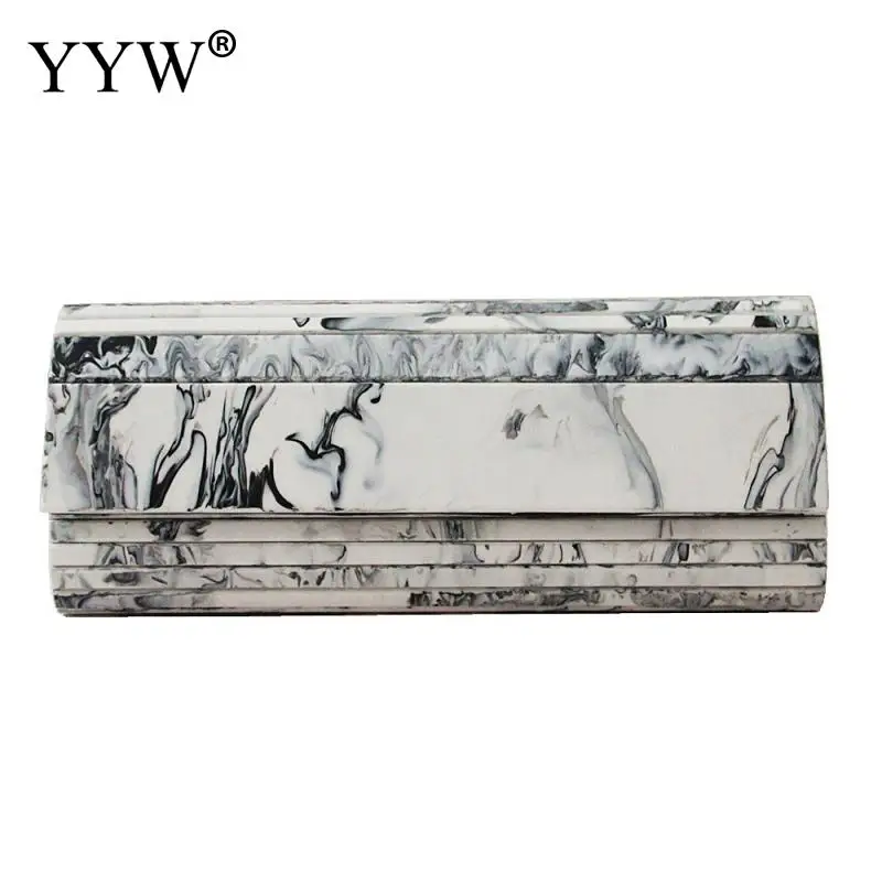 

2018 Rectangle Clutches For Women Fashion Chain Shoulder Bags Handbags Evening Bag Lady White High Quality With Lid Small Bag