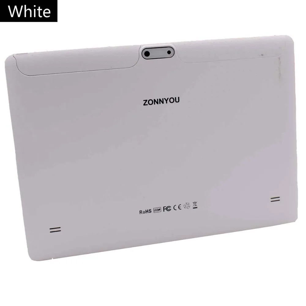 10.1 inch Tablet PC Android 7.0 3G Phone Call Octa Core 4GB RAM 32GB ROM Bluetooth Wifi IPS Kids Gift Tablets+Rubber Case Red