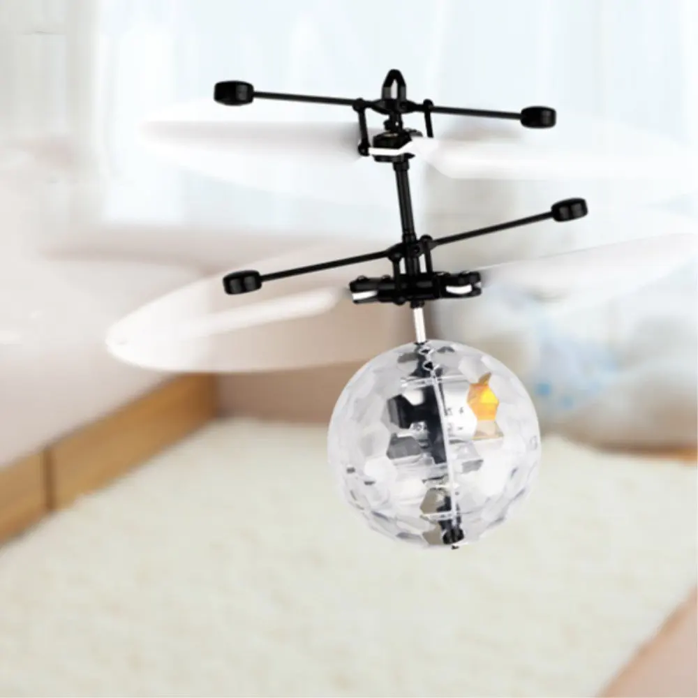 Креативный датчик зондирования летательный аппарат красочный Летающий сверкающий шар Встроенный светодиодный светильник для детей подростков электрические детские игрушки подарки