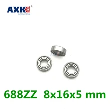 Free shipping 10pcs ABEC-3 688zz L-1680zz 8x16x5 Mm Deep Groove Ball Bearing Miniature Bearing High Quality 688z Free shipping 10pcs ABEC-3 688zz L-1680zz 8x16x5 Mm Deep Groove Ball Bearing Miniature Bearing High Quality 688z