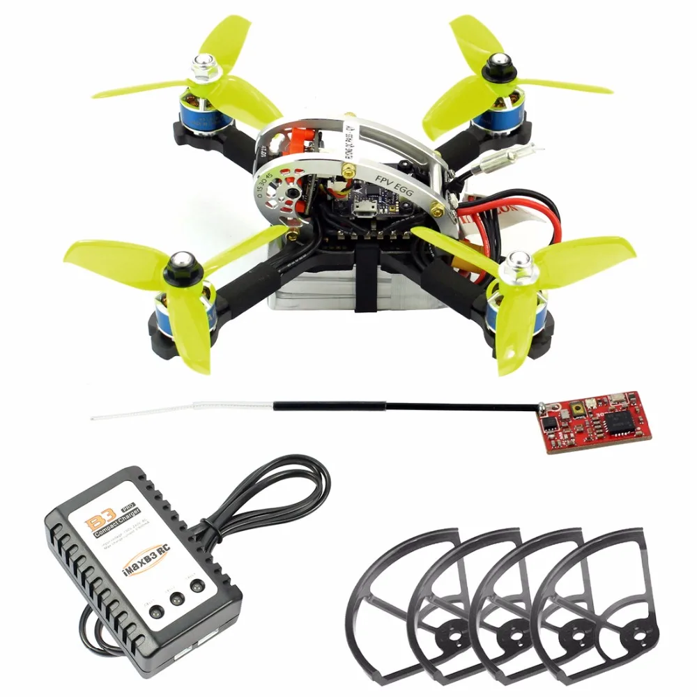 

LDARC FPVEGG PRO PNP Kit 130mm Mini FPV Indoor Racer with Flysky/Frsky Receiver Prop Protector Charger DIY Brushless Quadcopter