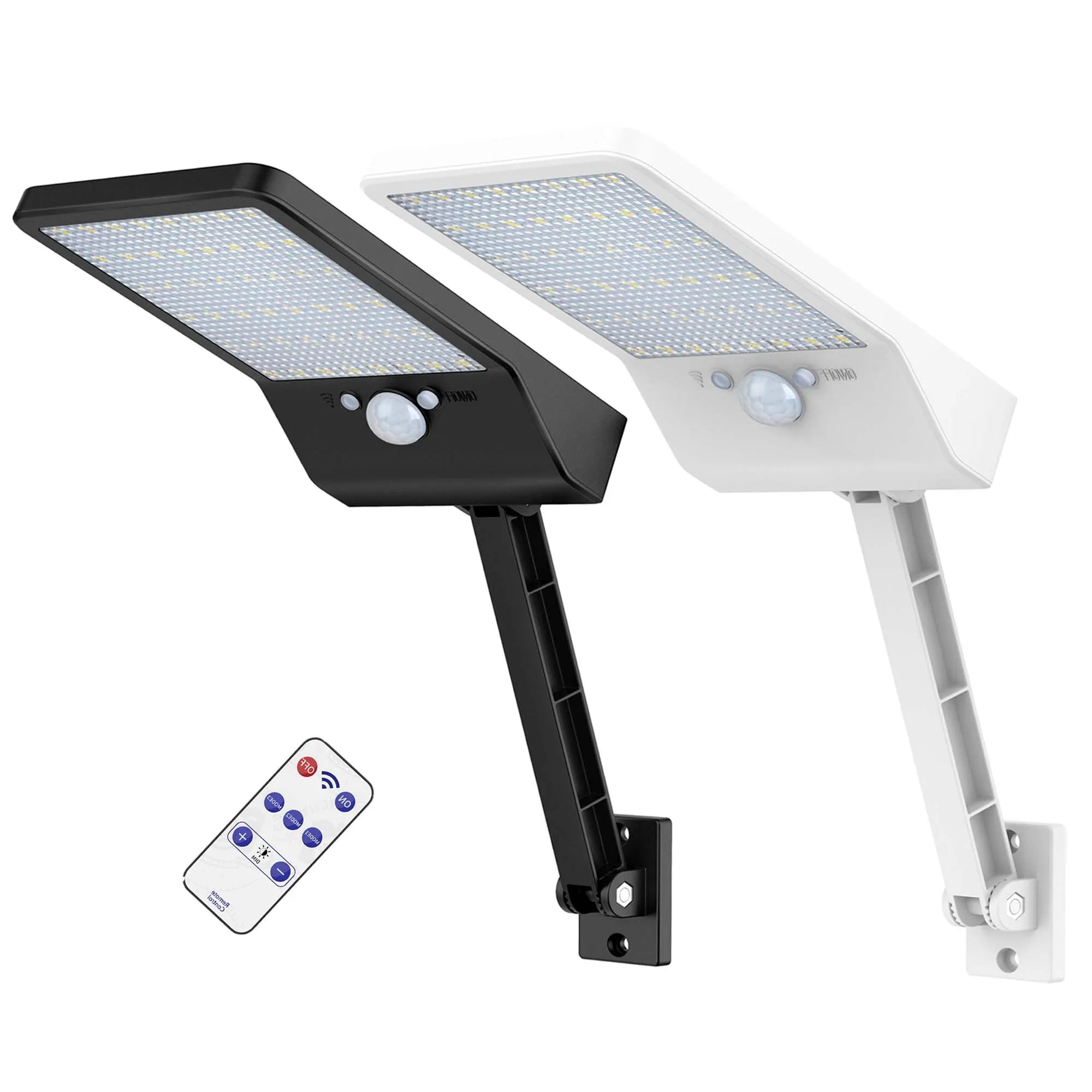 

48 LED Solar Lamp Human Body duction Wall Light 3 Modes Dimmable Outdoor Garden Yard Path with spotlight flo s