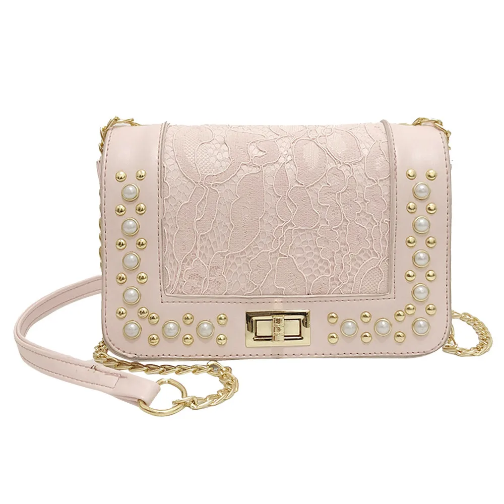 

Crossbody Bags For Women 2019 Fashion Messenger Bag For Girls Pearl Leather Coin Bag Phone Shoulder Bag K506
