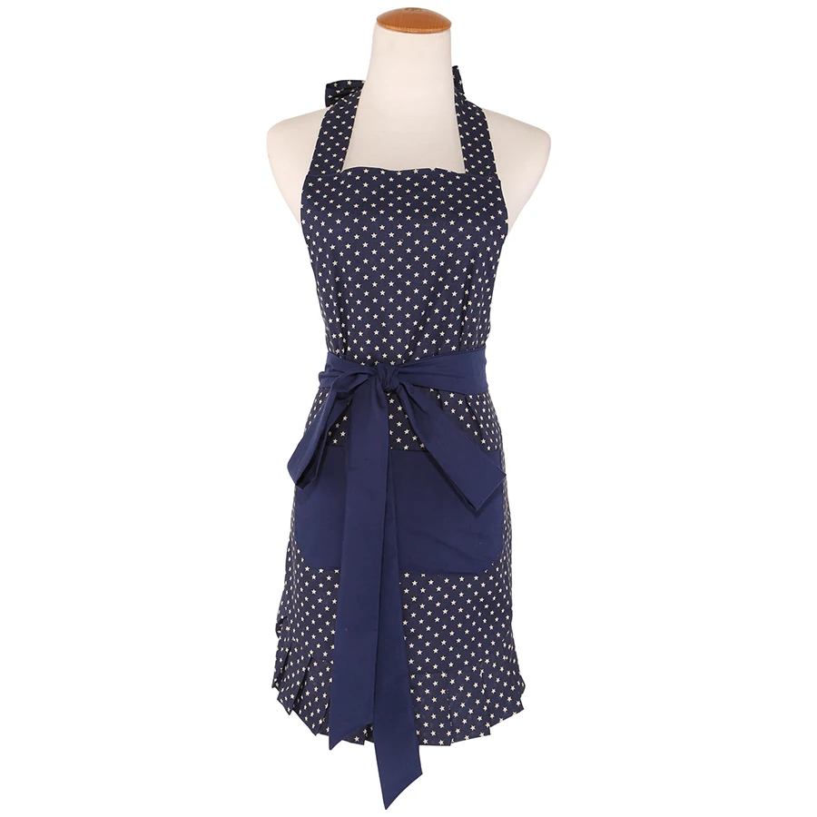 Buy New fashion cute princess apron Maid cleaning cooking pinafore bibs women