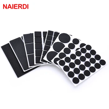 NAIERDI 1-24PCS Self Adhesive Furniture Leg Feet Non Slip Rug Felt Pads Anti Slip Mat Soft Close Fittings For Chair Table