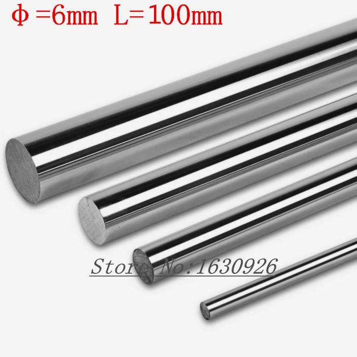 

1pc 6mm 6x100 linear shaft 3d printer 6mm x 100mm Cylinder Liner Rail Linear Shaft axis cnc parts