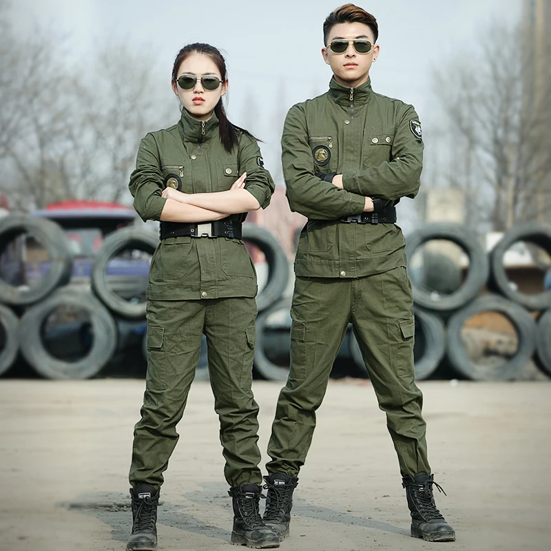 Униформа армейского зеленого цвета США, военная тактическая одежда, хлопковая Военная рубашка, брюки-карго, одежда для мужчин и женщин