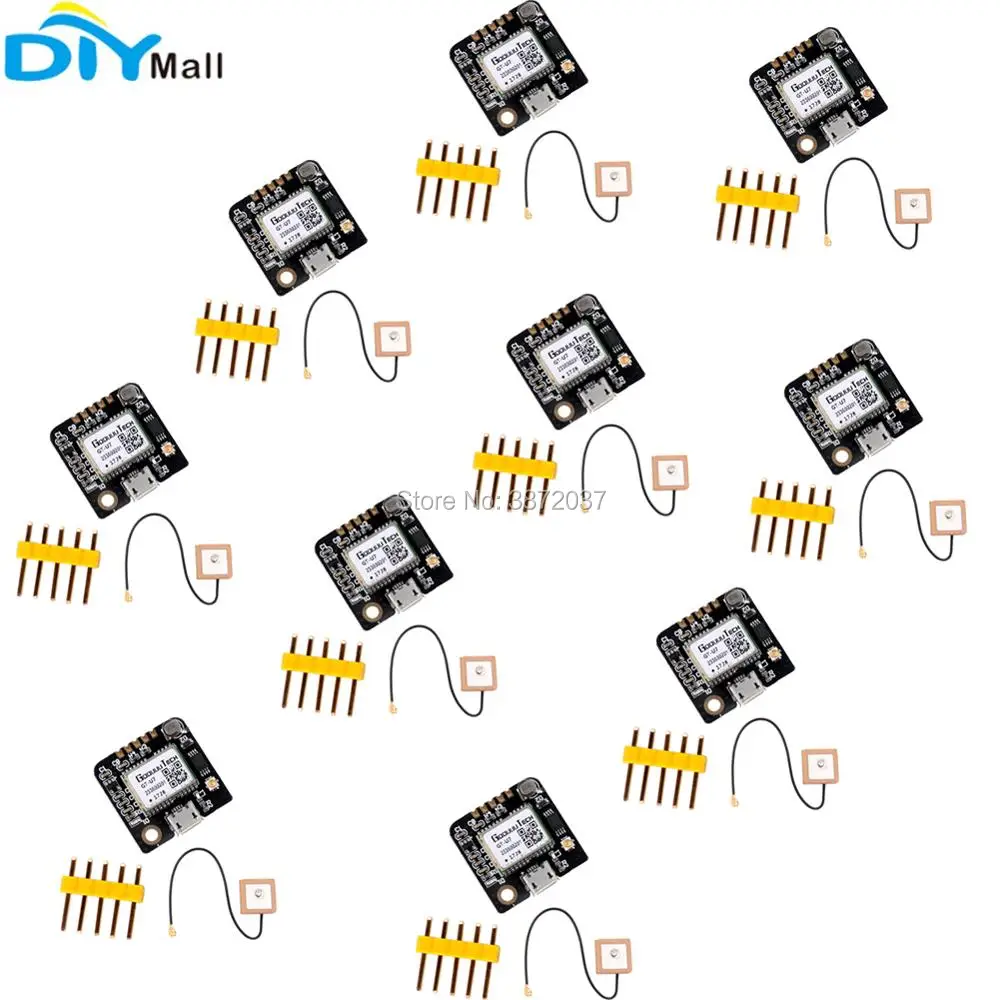 10 шт./лот DIYmall GPS модуль навигации спутникового позиционирования с EEPROM + антенна