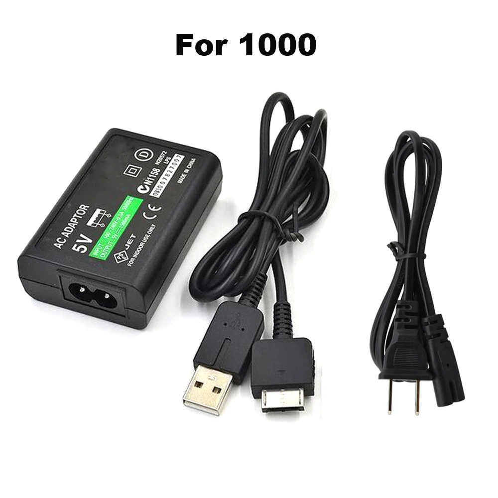 10pcs USB Data Cable AC Power Supply Adapter Convert Charger For Sony