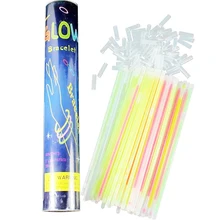 100 шт/партия " Микс светящиеся палочки легкие браслеты для праздничные Танцы рождественские украшения аксессуары детские подарки игрушки